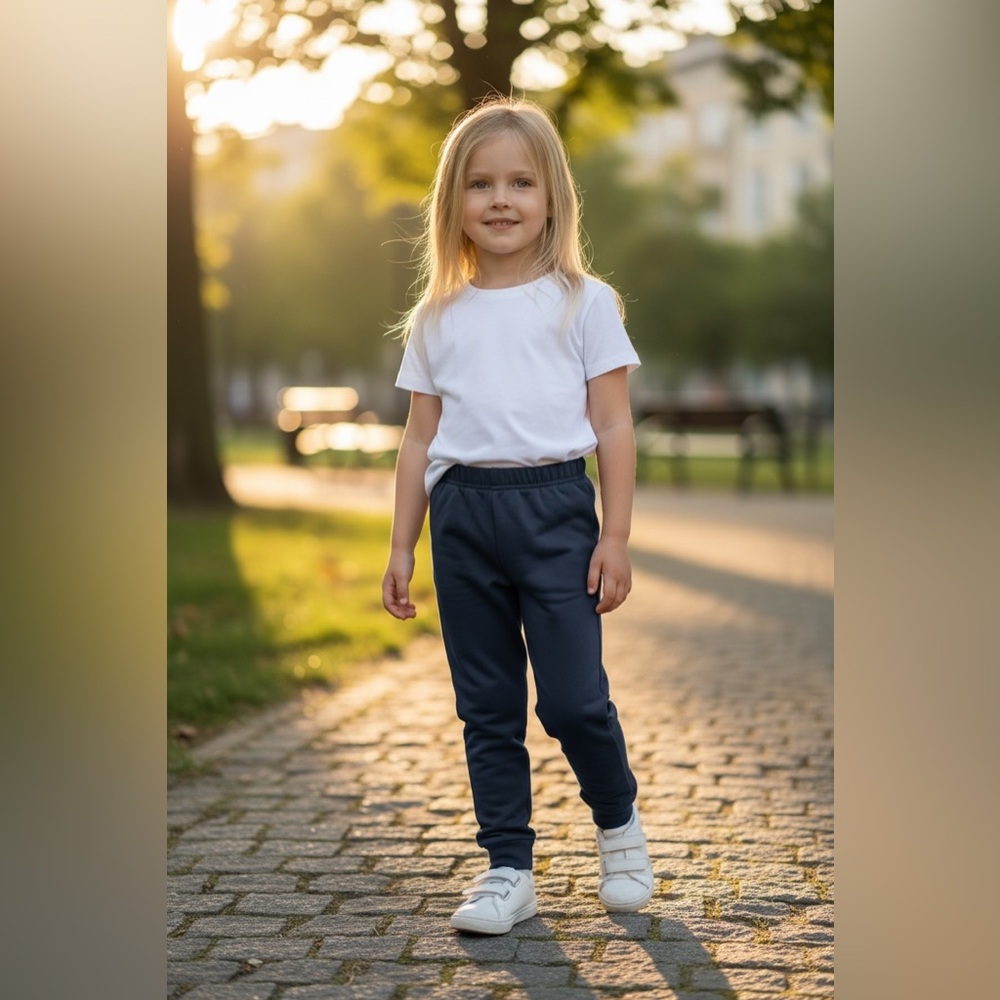 Children's Classic Navy Joggers